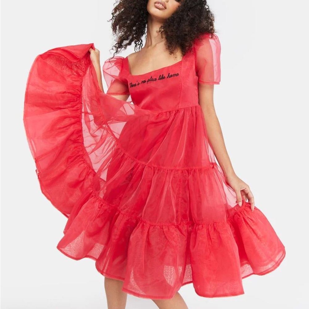 Wizard of Oz red puff dress from dolls kill